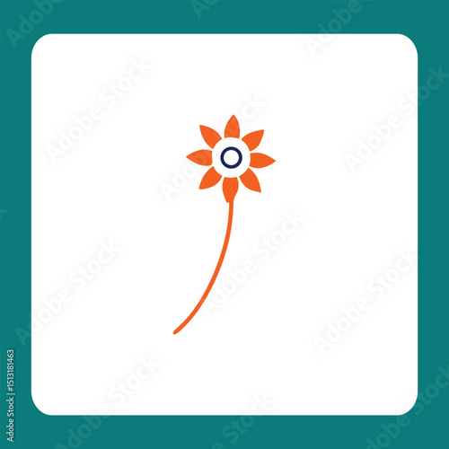 abstract flower vector illustration
