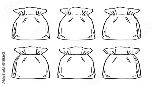 Party Favor Bag Template For Celebration  