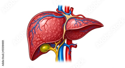 Human Liver and Gallbladder Anatomy