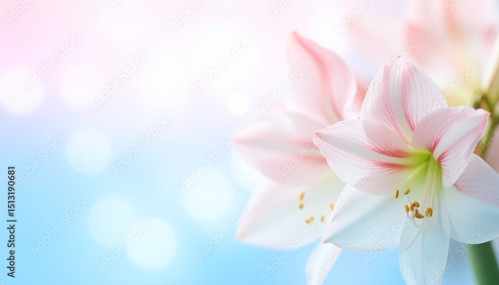 Fototapeta premium Amaryllis flower background