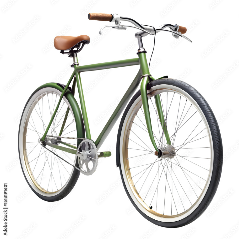 Fototapeta premium Bike isolated on transparent background 