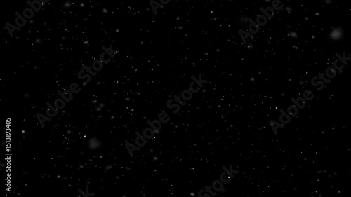 Realistic Floating Dust Particles Overlay. Full HD. 4K