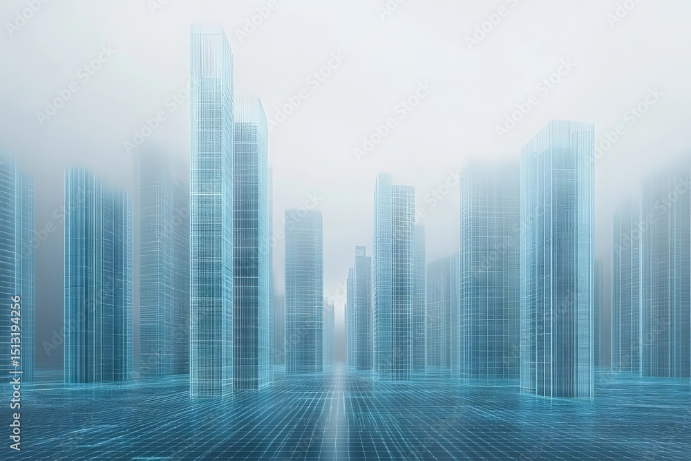 city in the fog city in the fog