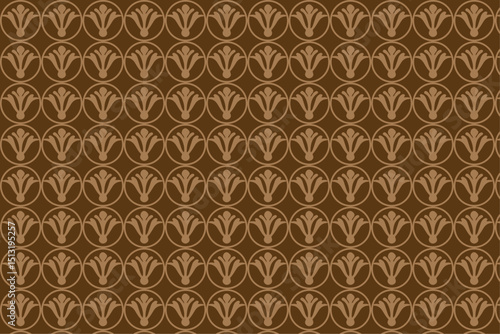 Classic and elegant brown pattern with a rich texture vibe—ideal for upscale vintage collections.