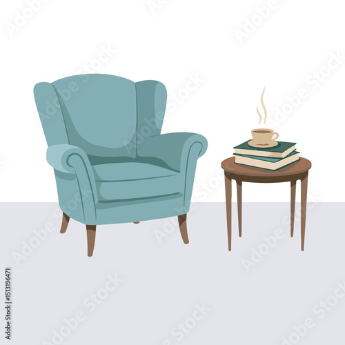 armchair and a chair
