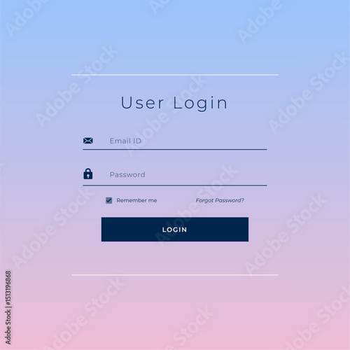 registration login page form template for digital success