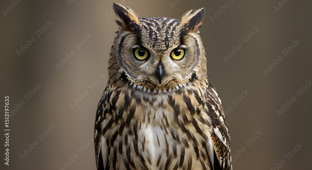 Fototapeta premium Great horned owl.