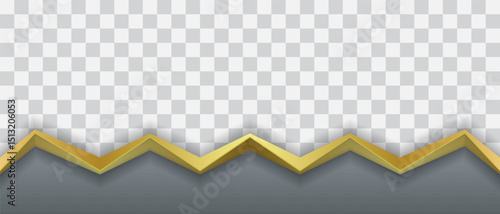 Creative Modern Gradient Header Footer Background with Transparant Background. Usable for Business Banner, Footer, Greeting, Poster, Etc