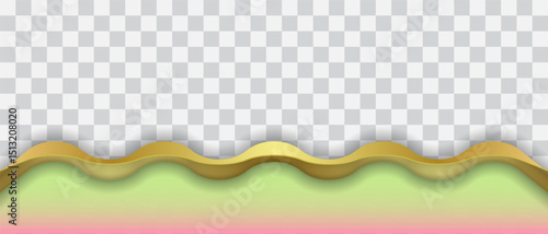 Light Stylish Gradient Header Footer Background with Transparant Background. Usable for Business Banner, Footer, Greeting, Poster, Etc