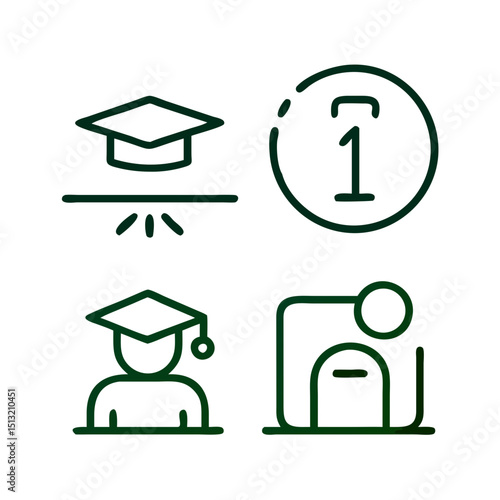 education icon(Diploma, Degree, PHD, Master)