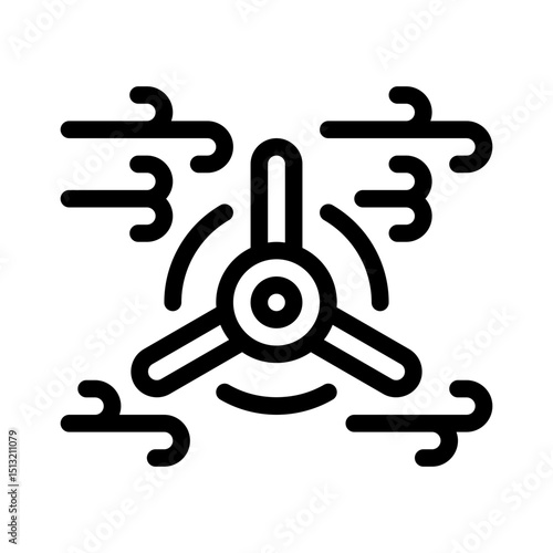 airflow line icon