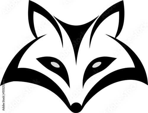 Fox face Logo. Fox head logo.
