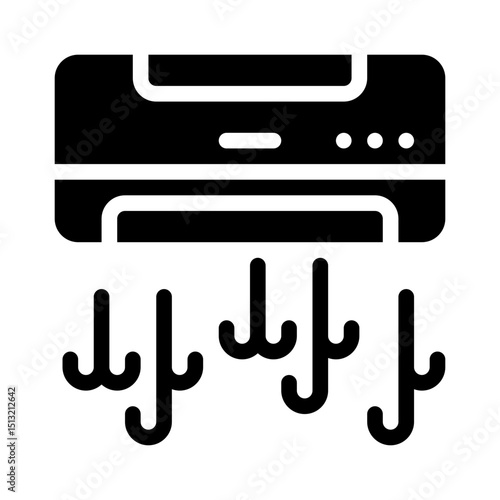 air conditioning glyph icon