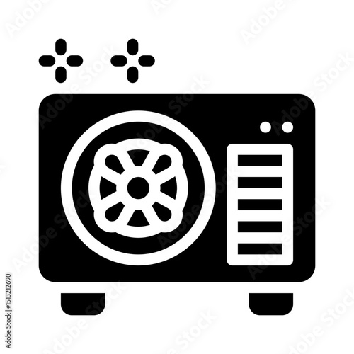 hvac glyph icon