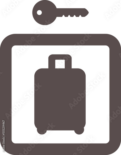 コインロッカー マーク 案内図用記号