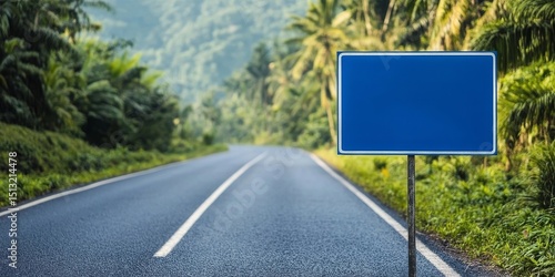 blank road sign