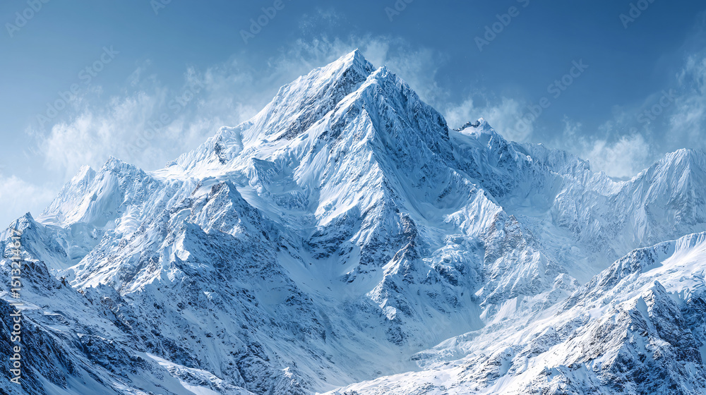 Obraz premium snow covered mountains