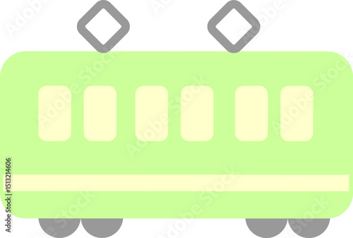 電車のシンプルなアイコン