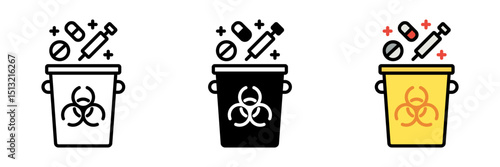 Biohazard Waste is hazardous medical or biological waste requiring special handling to avoid contamination.