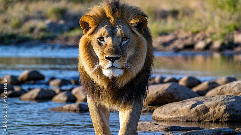Obraz premium Wild Lion