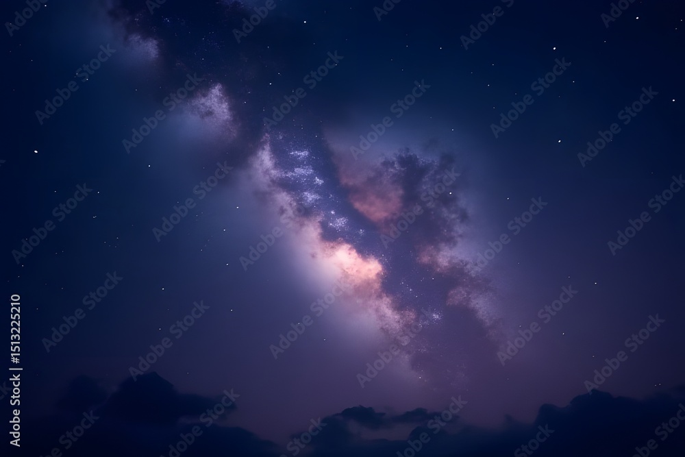 Fototapeta premium stars and clouds