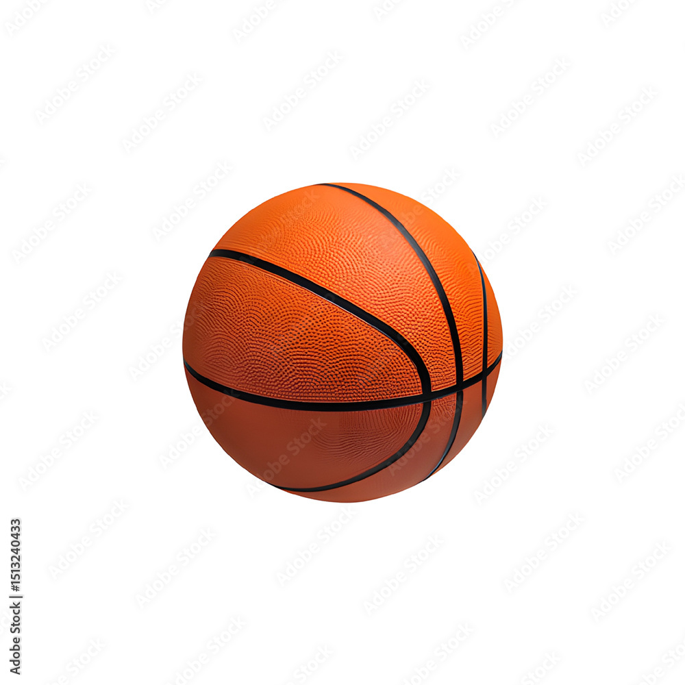 Fototapeta premium basketball isolated on white