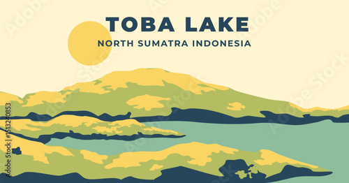 Toba lake north sumatra Indonesia travel