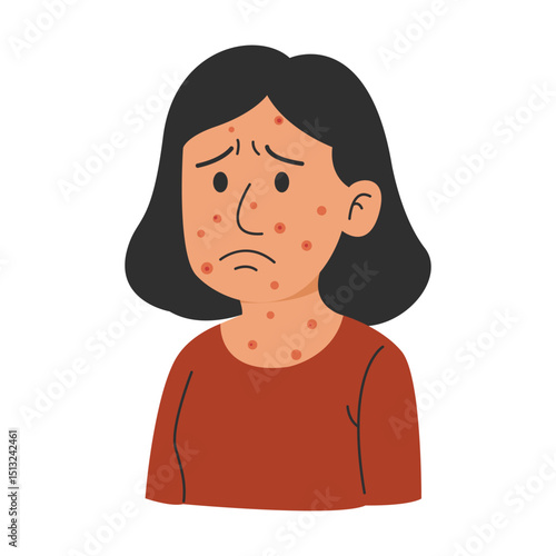 syphilis symptoms. syphilis disease concept