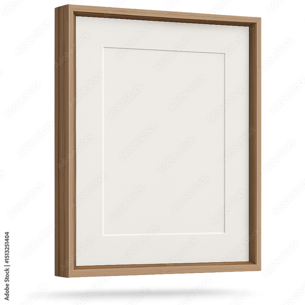 Fototapeta premium wooden photo frame