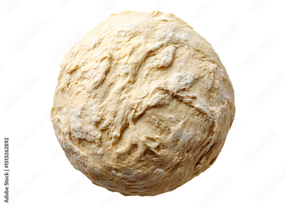 Naklejka premium Freshly Kneaded Bread Dough