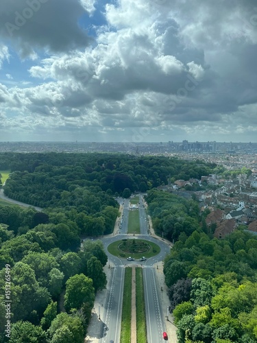view of the city of Brussels