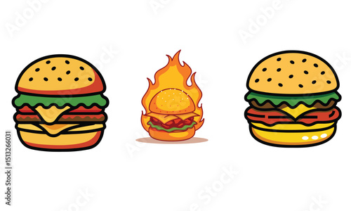 Burger Cartoon