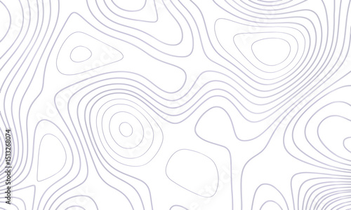 Topographic map background geographic line map with elevation assignments. Abstract geometric topographic contour map background Free Vector