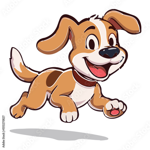 Dog icon design with colors that can be used as a symbol of a pet, animal, living creature, or other editing tool.