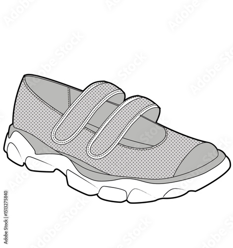 Fashion Sneaker Illustration, Footwear Design, Fashion Design, Adobe Illustration Vector, Graphic Illustration, Fashion Footwear cad