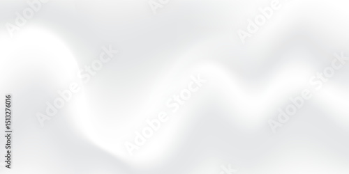 Elegant white abstract background with smooth wavy lines and soft shadows. Ideal for minimalist, modern, and clean design themes.