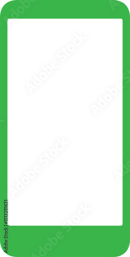 Mobile icon vector. Smartphone design similar to iPhone template.