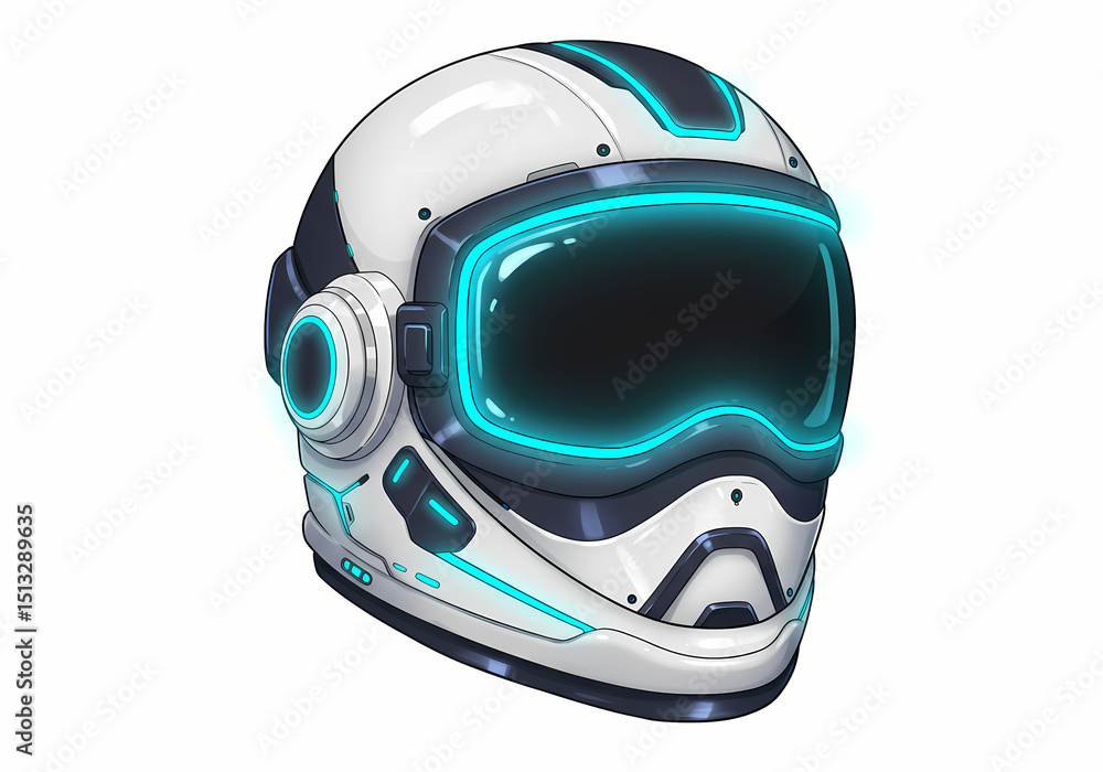 Fototapeta premium Futuristic Helmet Design
