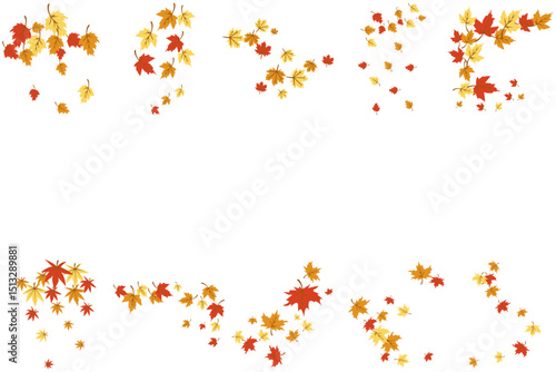 Autumn Leaves Falling