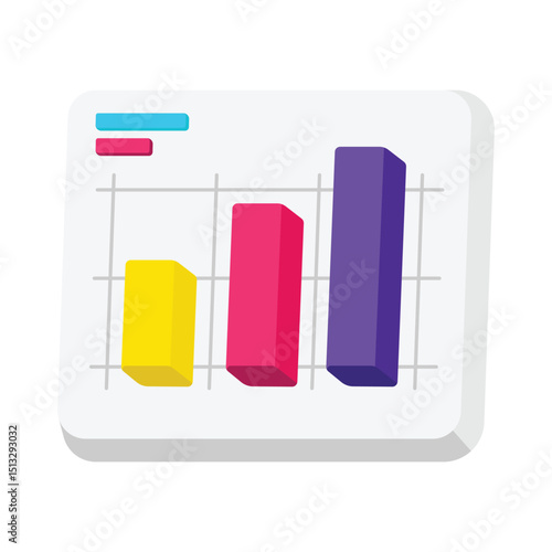 Finance Analysis Vector style icon. Eps 10 file