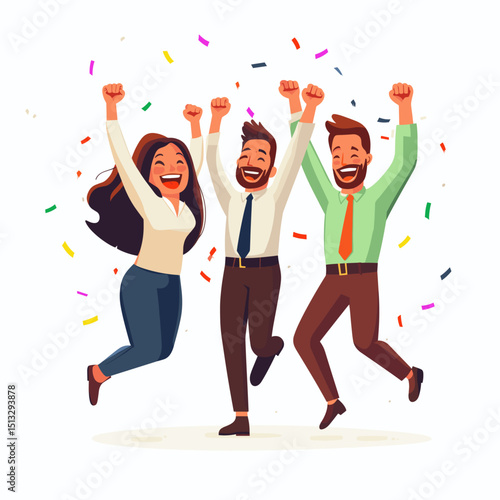 Celebrating Success with Joyful Friends