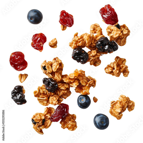 Granola isolated on transparent background. png
