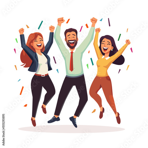 Celebrating Success with Joyful Friends
