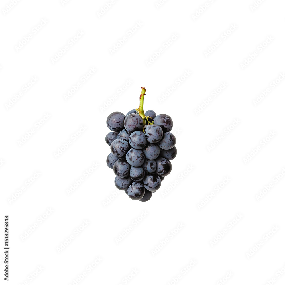 Fototapeta premium grapes isolated on white background
