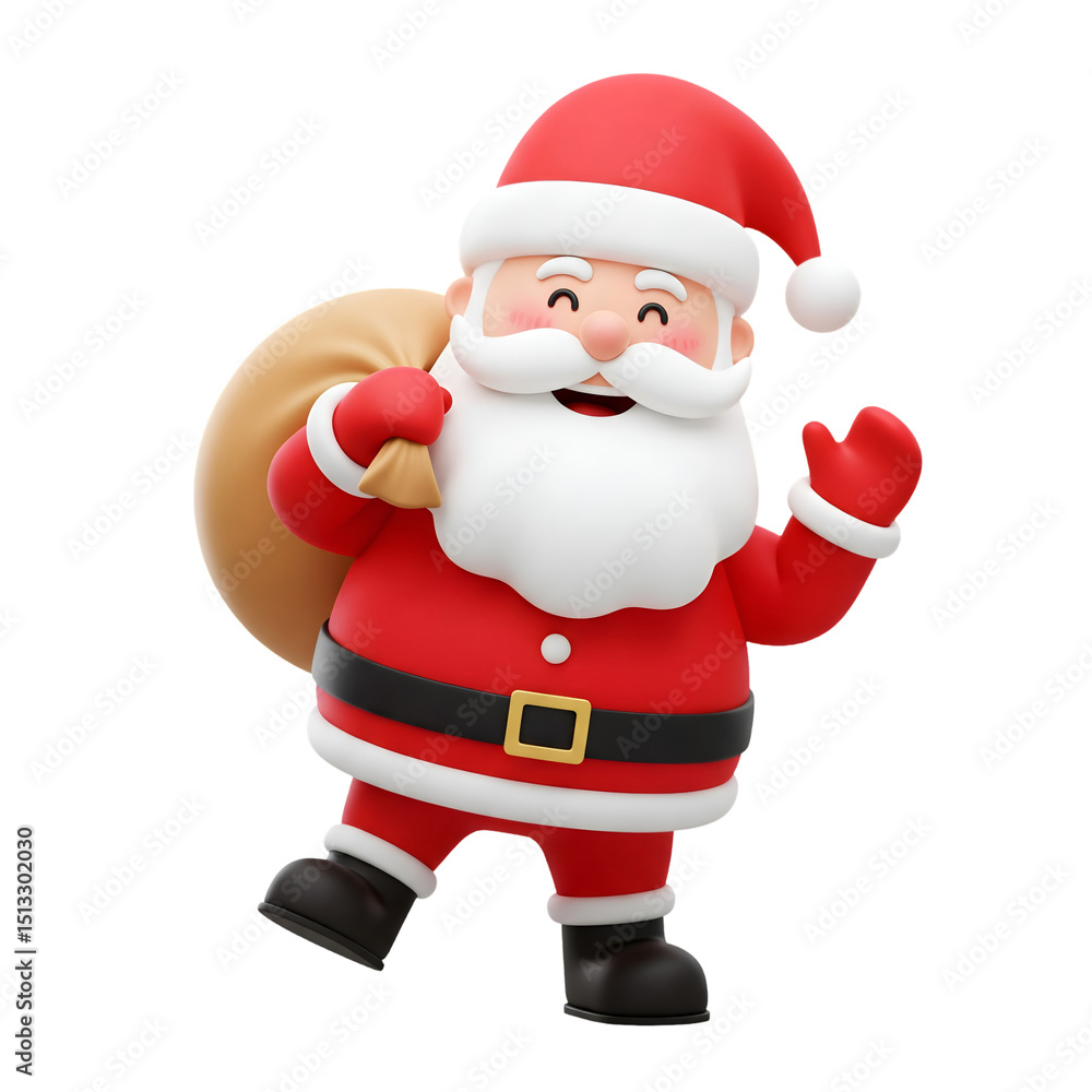 santa claus isolated on white santa claus isolated on white