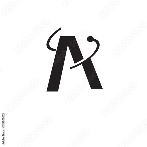 Initial letter A minimalist art logo. Creative minimal logo icon design with letter A. elegant. Simple. Vector A. Alphabet A. Modern abstract letter A logo design. Simple,  Elegant, Modern
