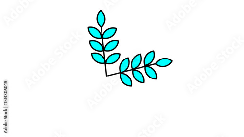 simple nature inspired leaf green leaves on a branch