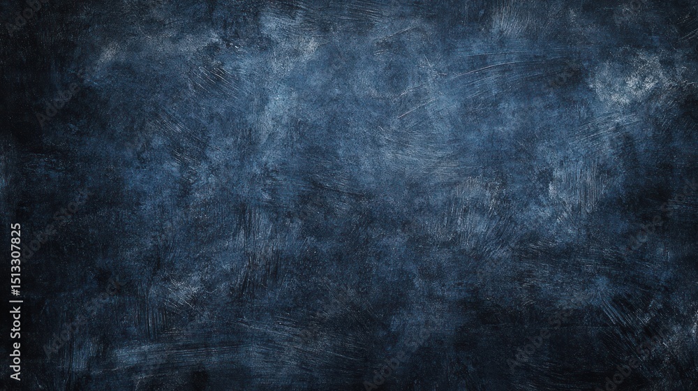 Obraz premium grungy textured dark blue background with weathered appearance and subtle variations in tone. abstract design, backdrop, textured overlay