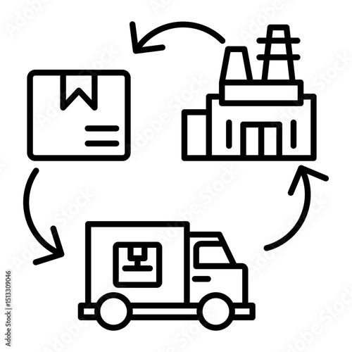 Supply Chain Icon
