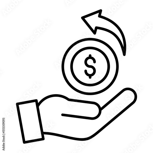 Return On Investment  Icon